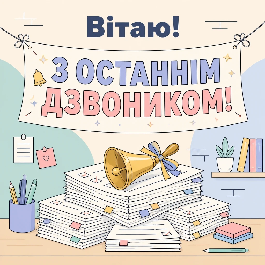 прикольні привітання з останнім дзвоником