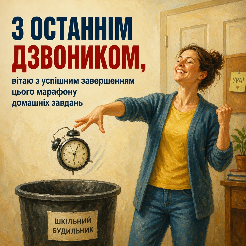 прикольні привітання з останнім дзвоником