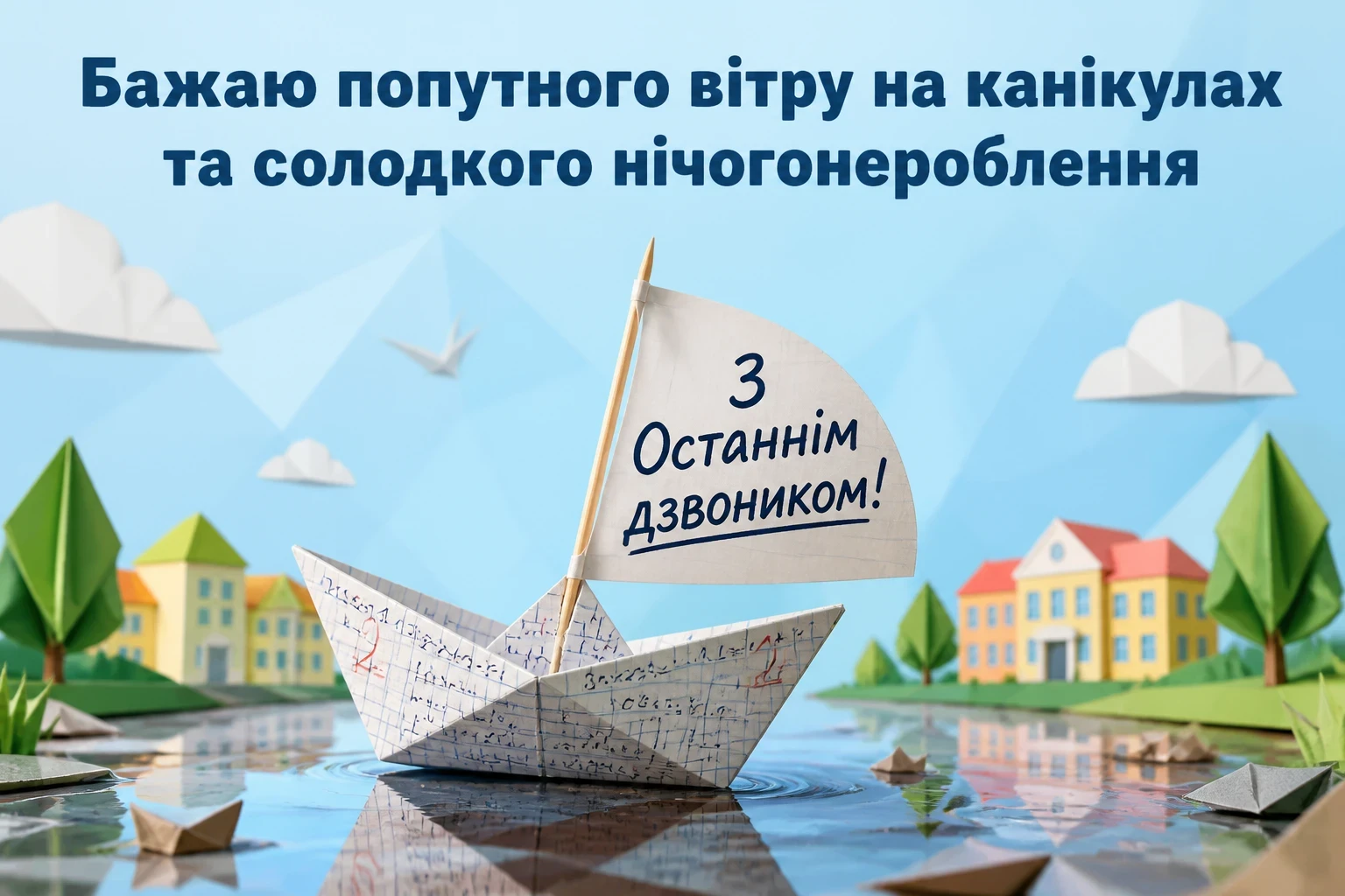 прикольні привітання з останнім дзвоником