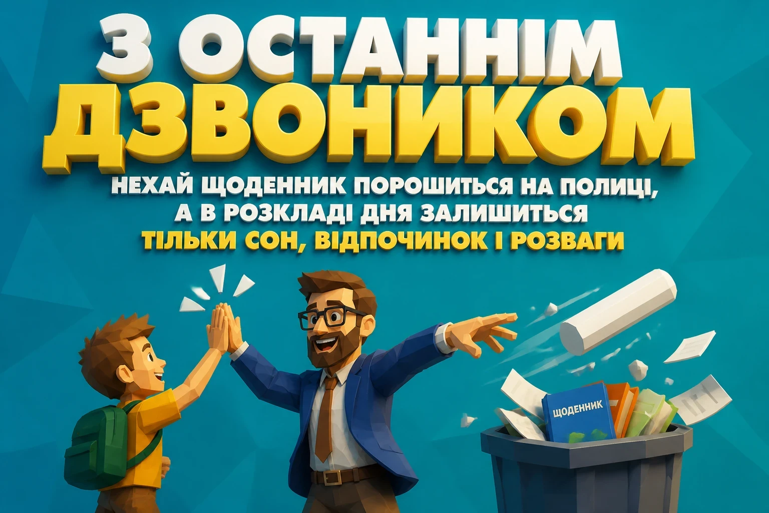 прикольні привітання з останнім дзвоником