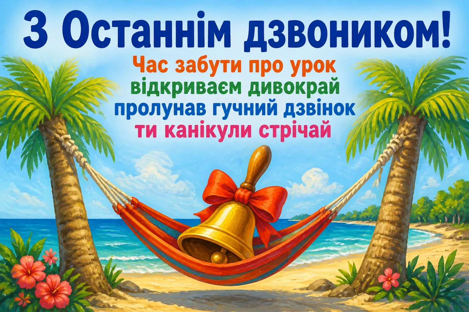 прикольні привітання з останнім дзвоником