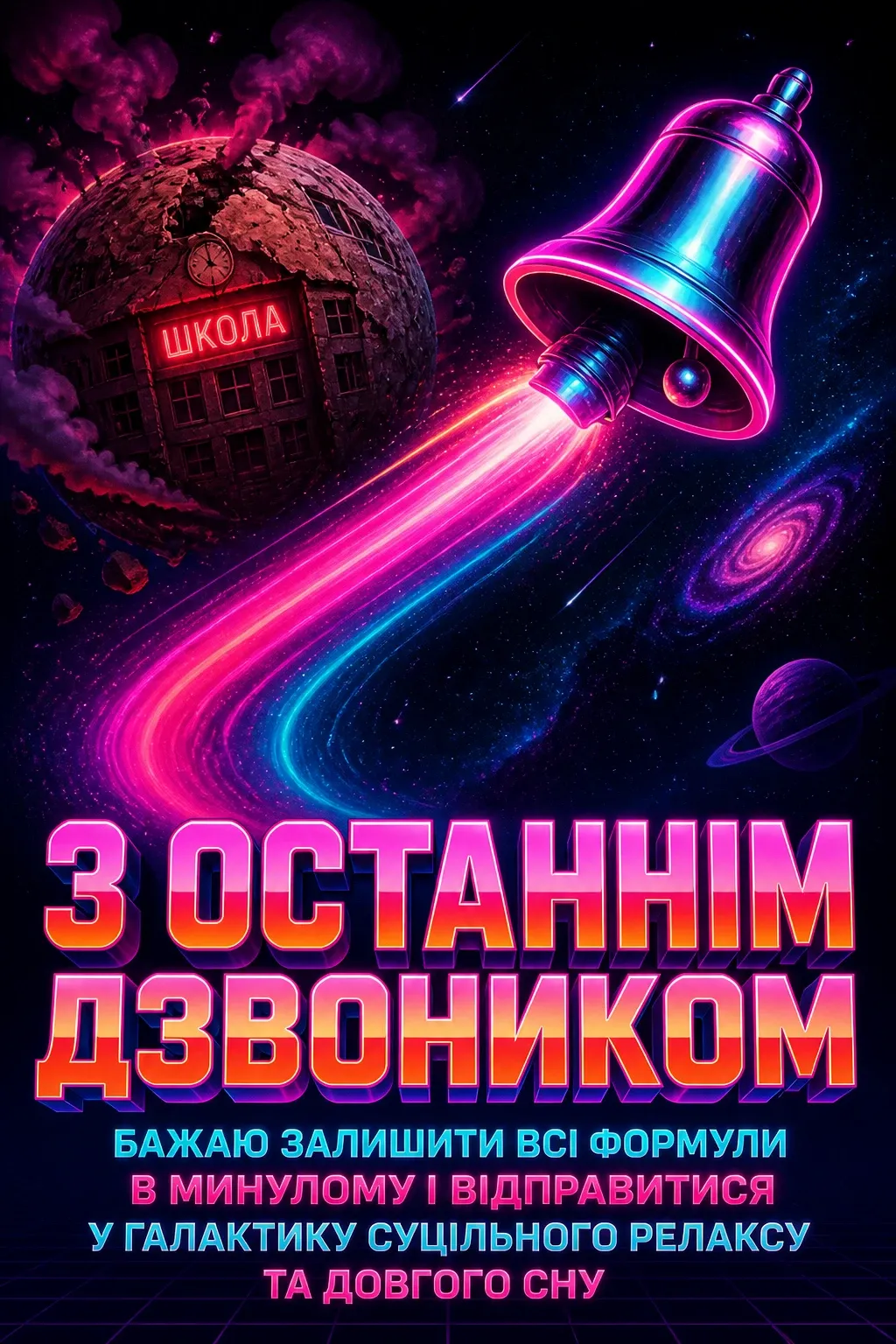 прикольні привітання з останнім дзвоником
