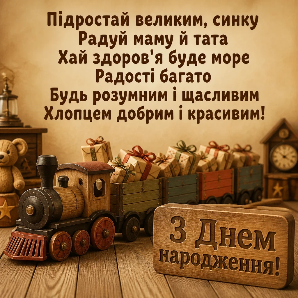 привітання з днем народження для похресника