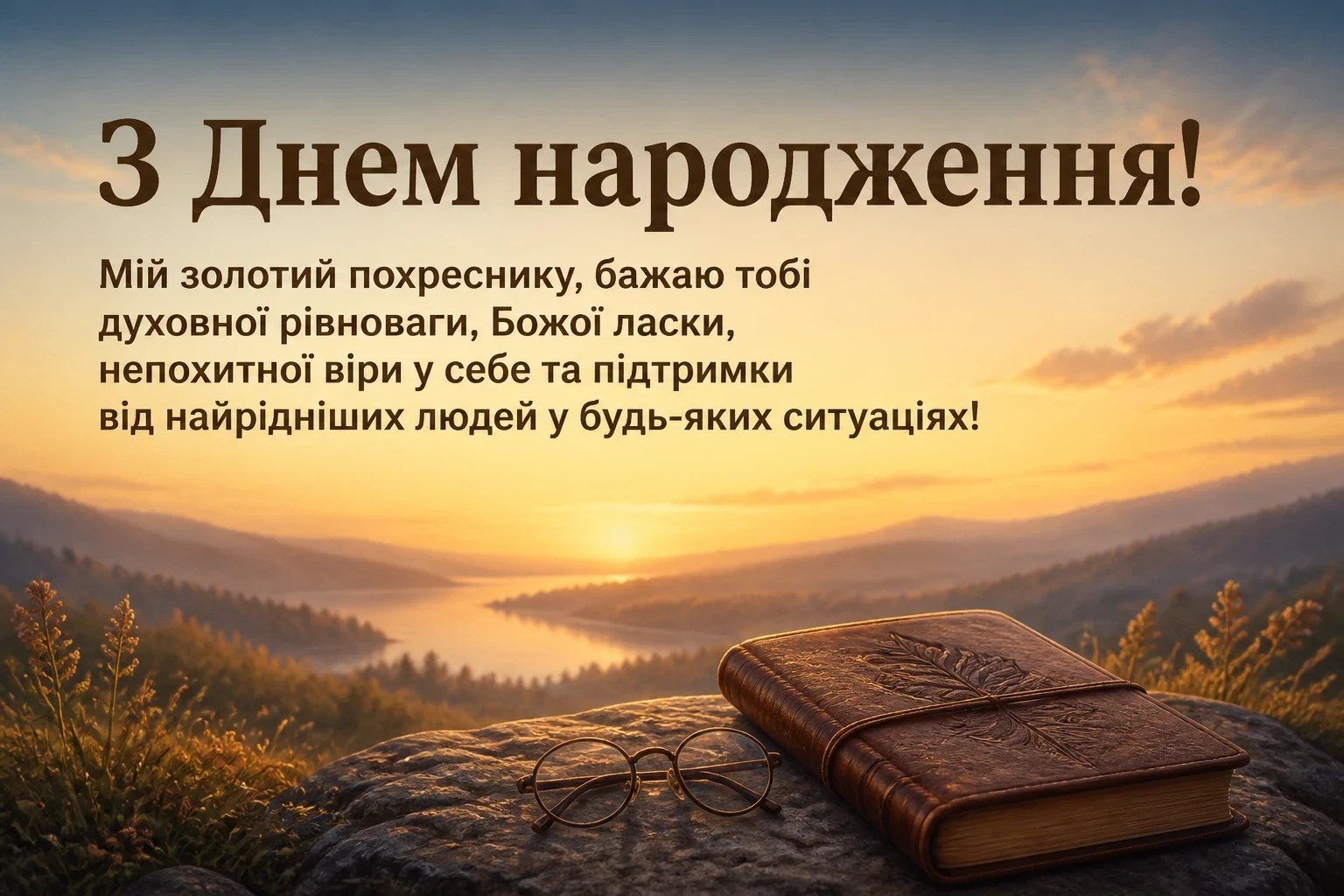 привітання з днем народження для похресника