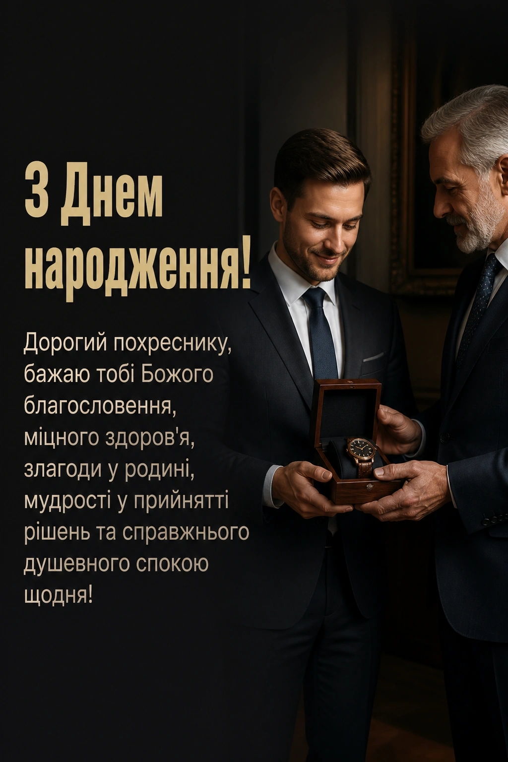 привітання з днем народження для похресника