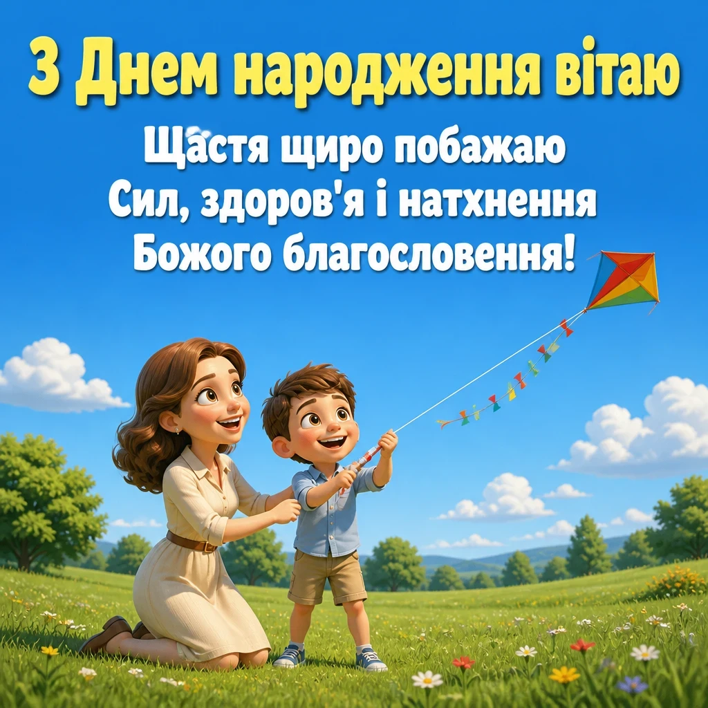 привітання з днем народження для похресника