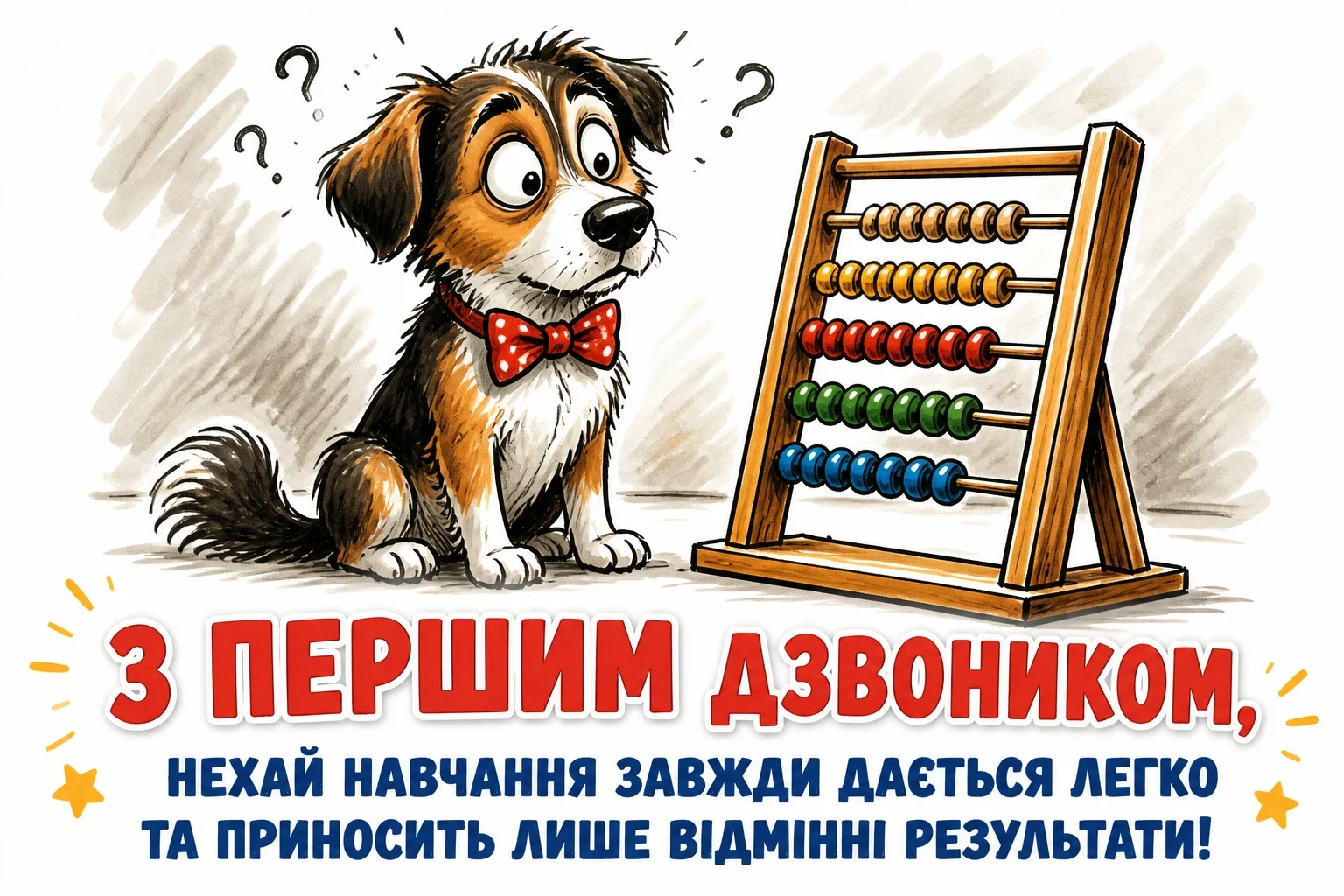першокласнику перший раз у перший клас привітання