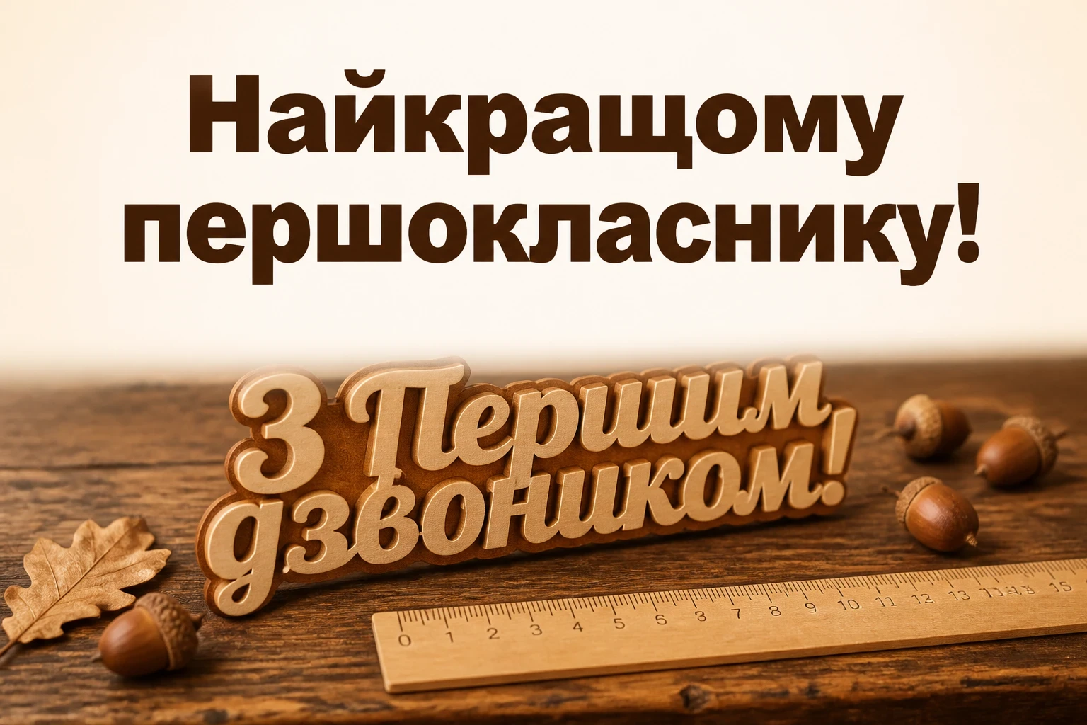 першокласнику перший раз у перший клас привітання