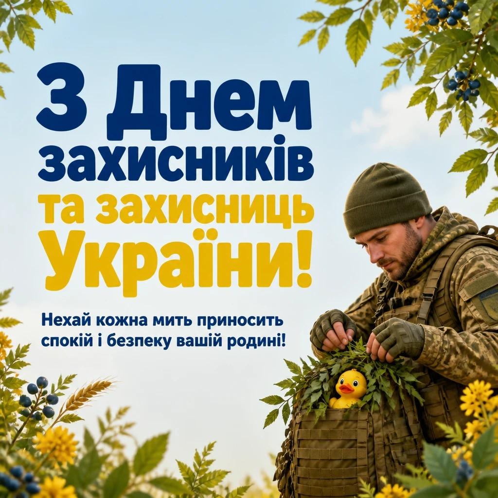 привітання з днем захисників та захисниць україни