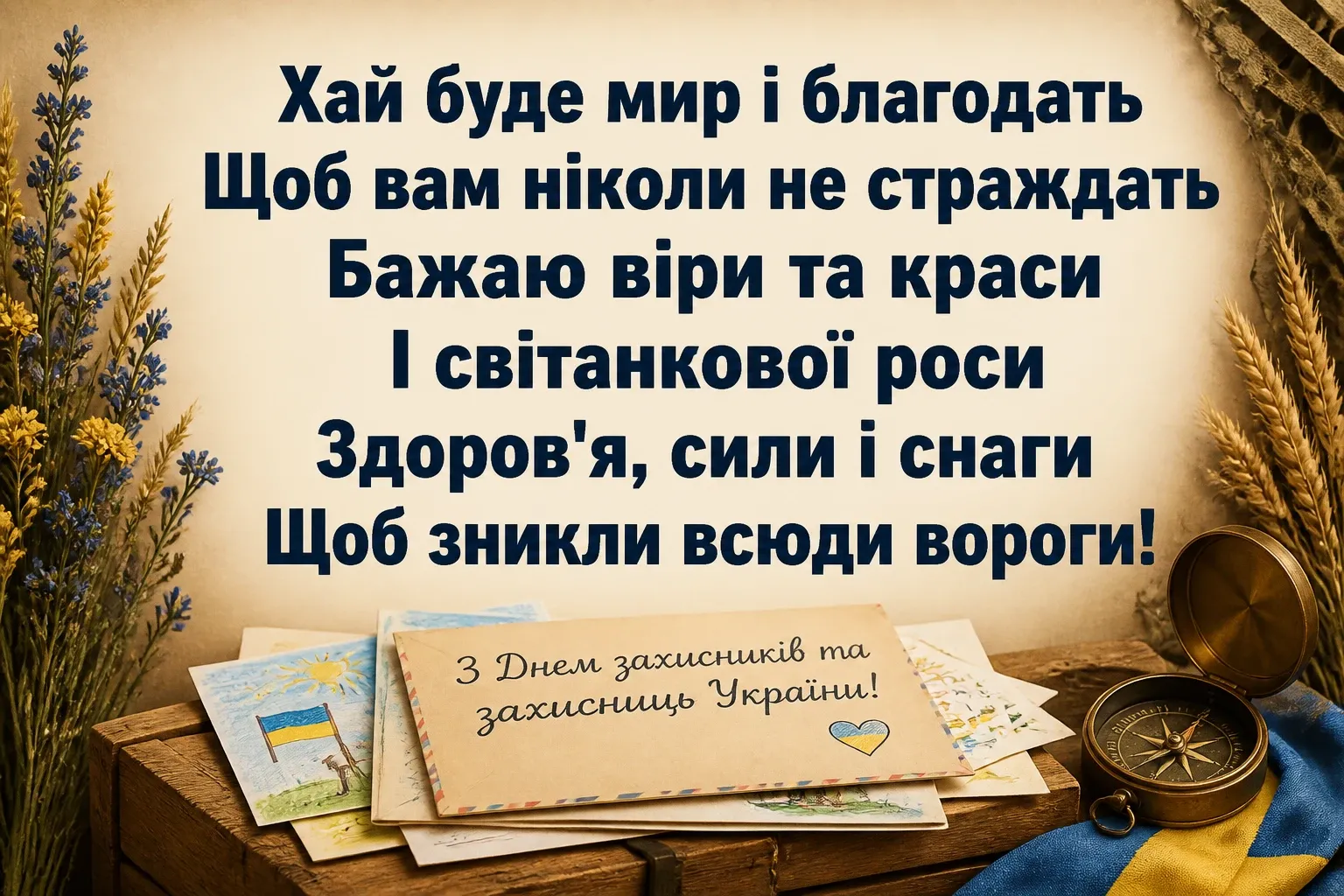 привітання з днем захисників та захисниць україни