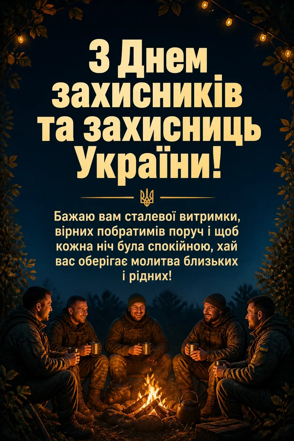 привітання з днем захисників та захисниць україни