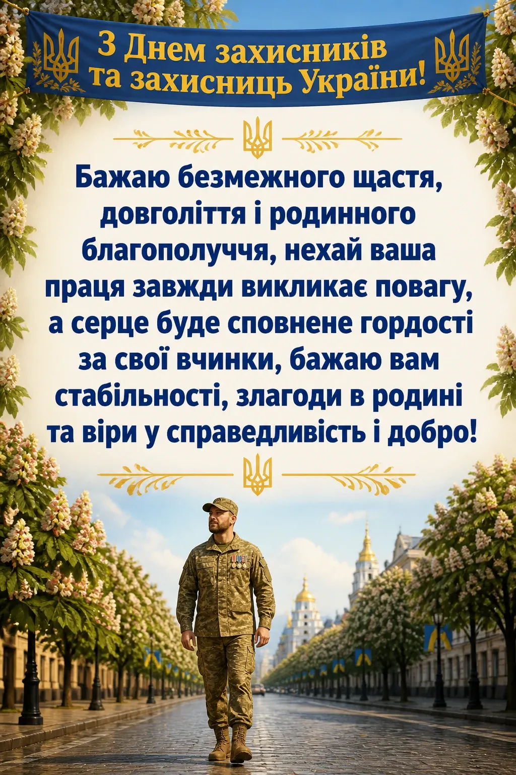 привітання з днем захисників та захисниць україни