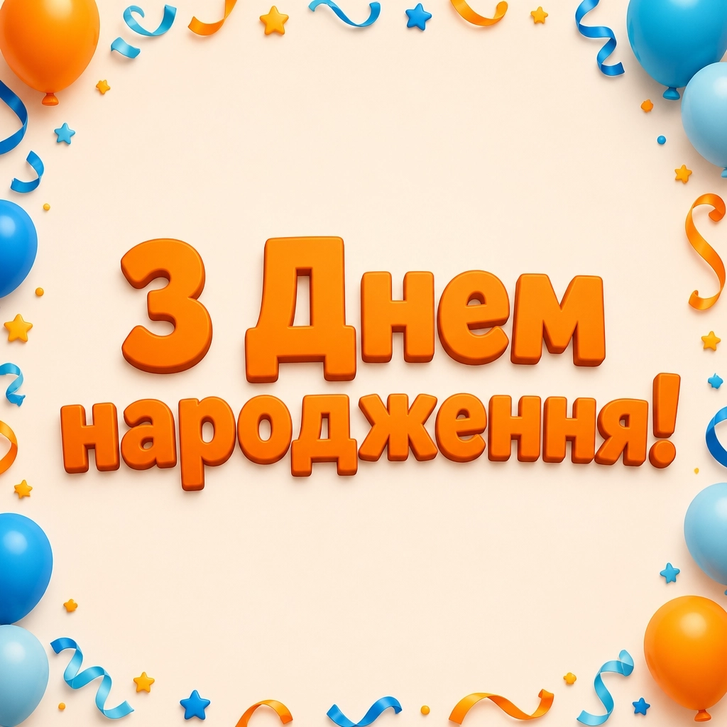 привітання хлопцю з днем народження