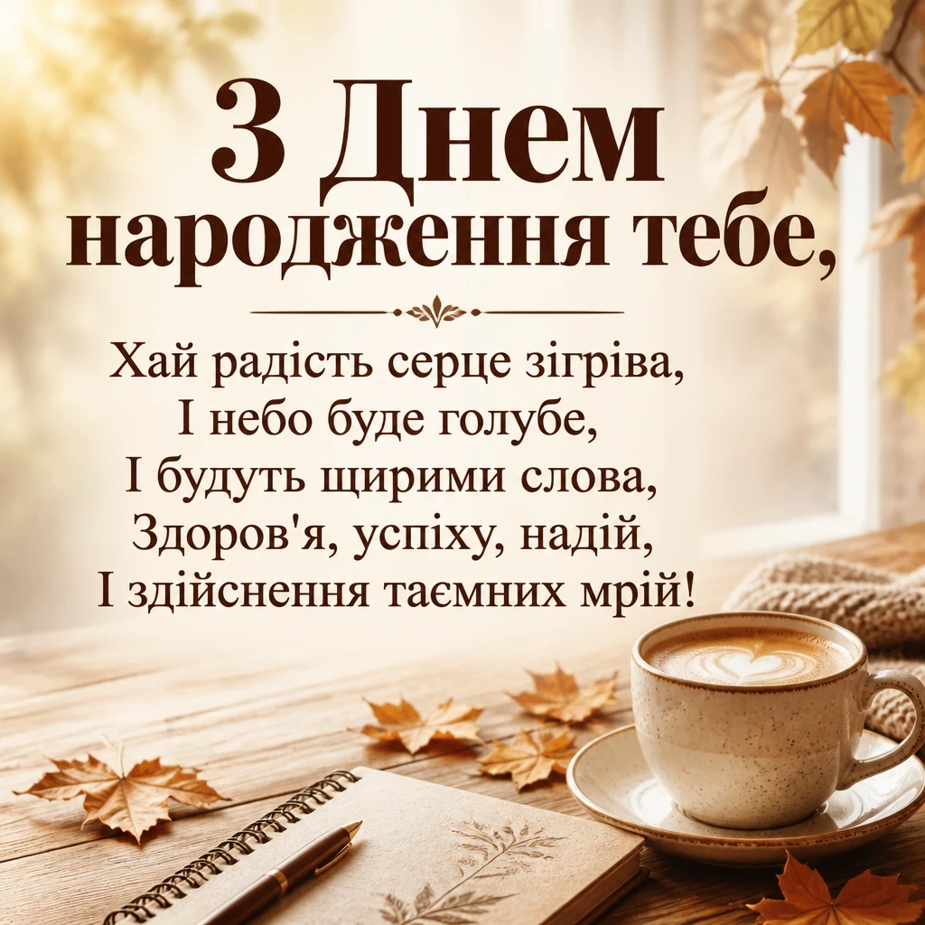привітання хлопцю з днем народження