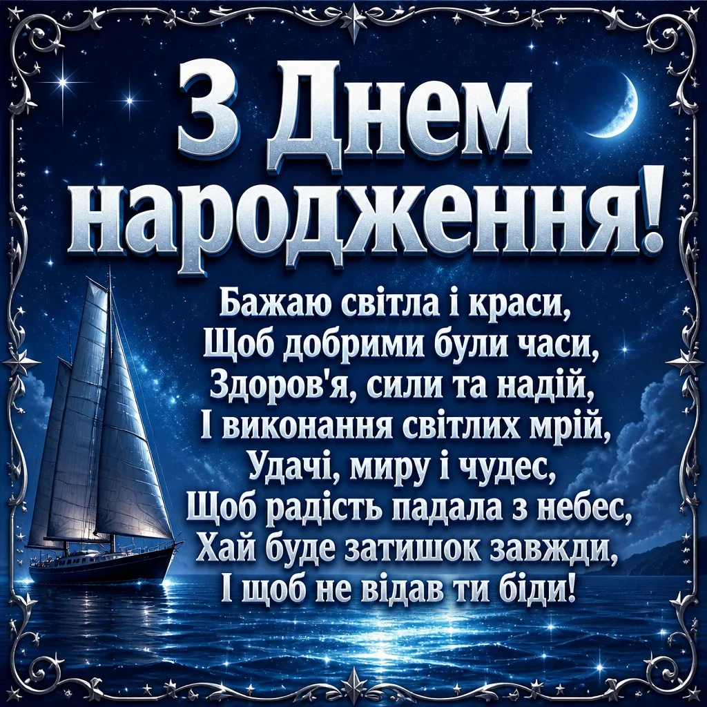 привітання хлопцю з днем народження
