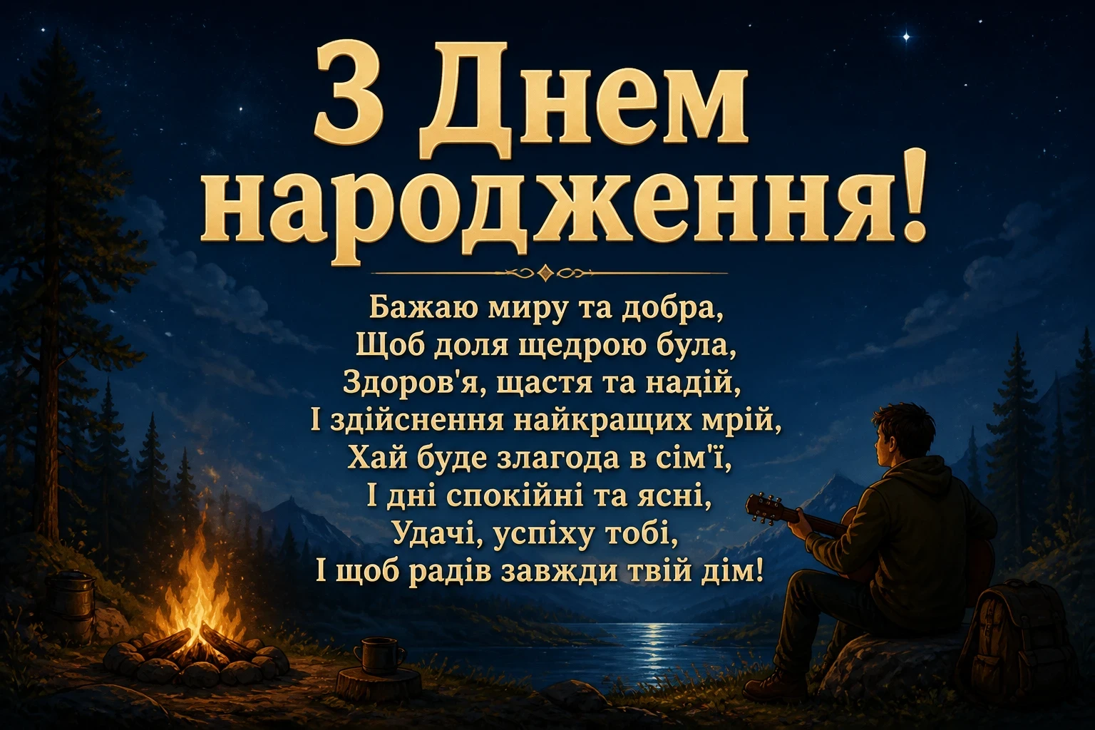 привітання хлопцю з днем народження