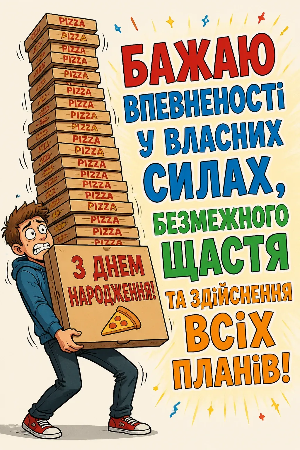 привітання хлопцю з днем народження