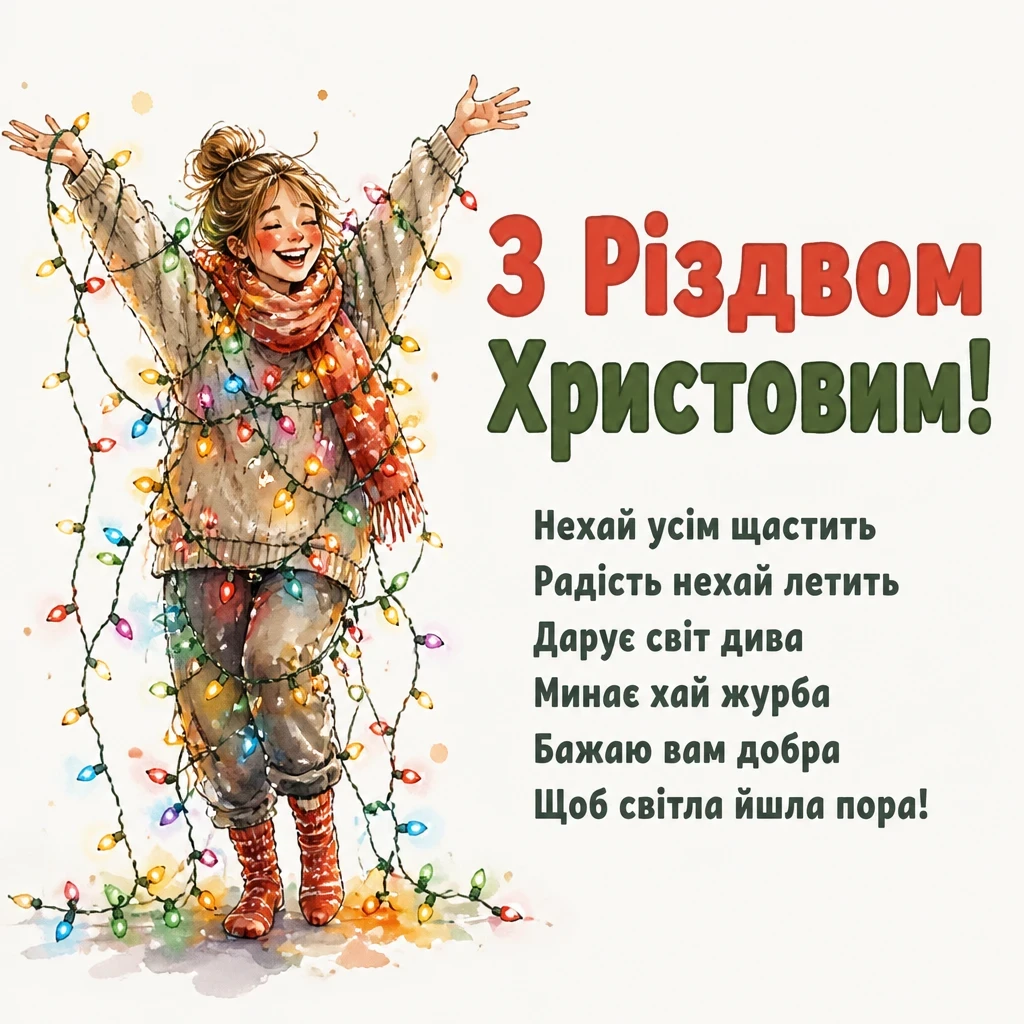 привітання з різдвом христовим листівки привітання з різдвом христовим листівки