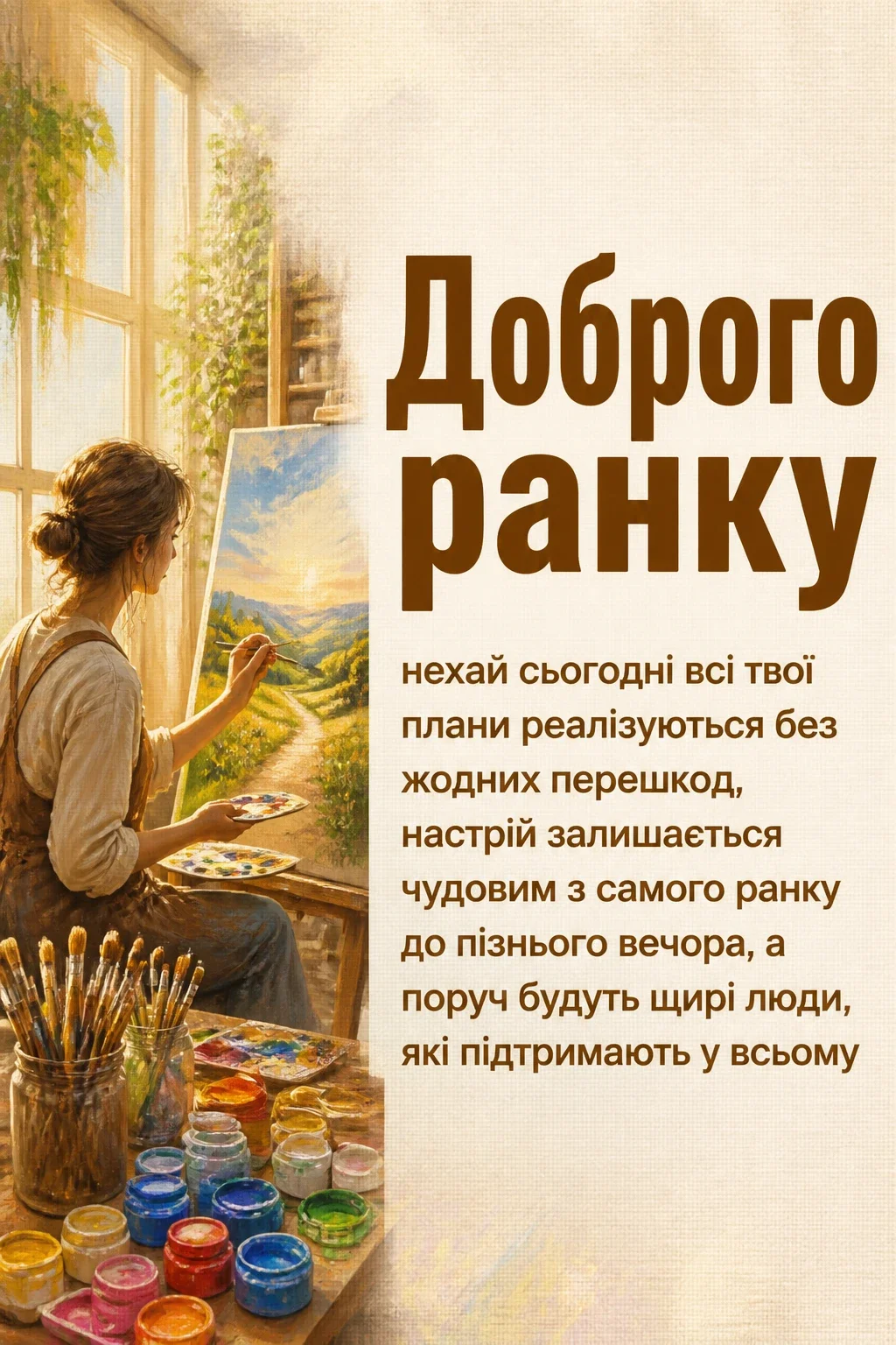 з добрим ранком привітання