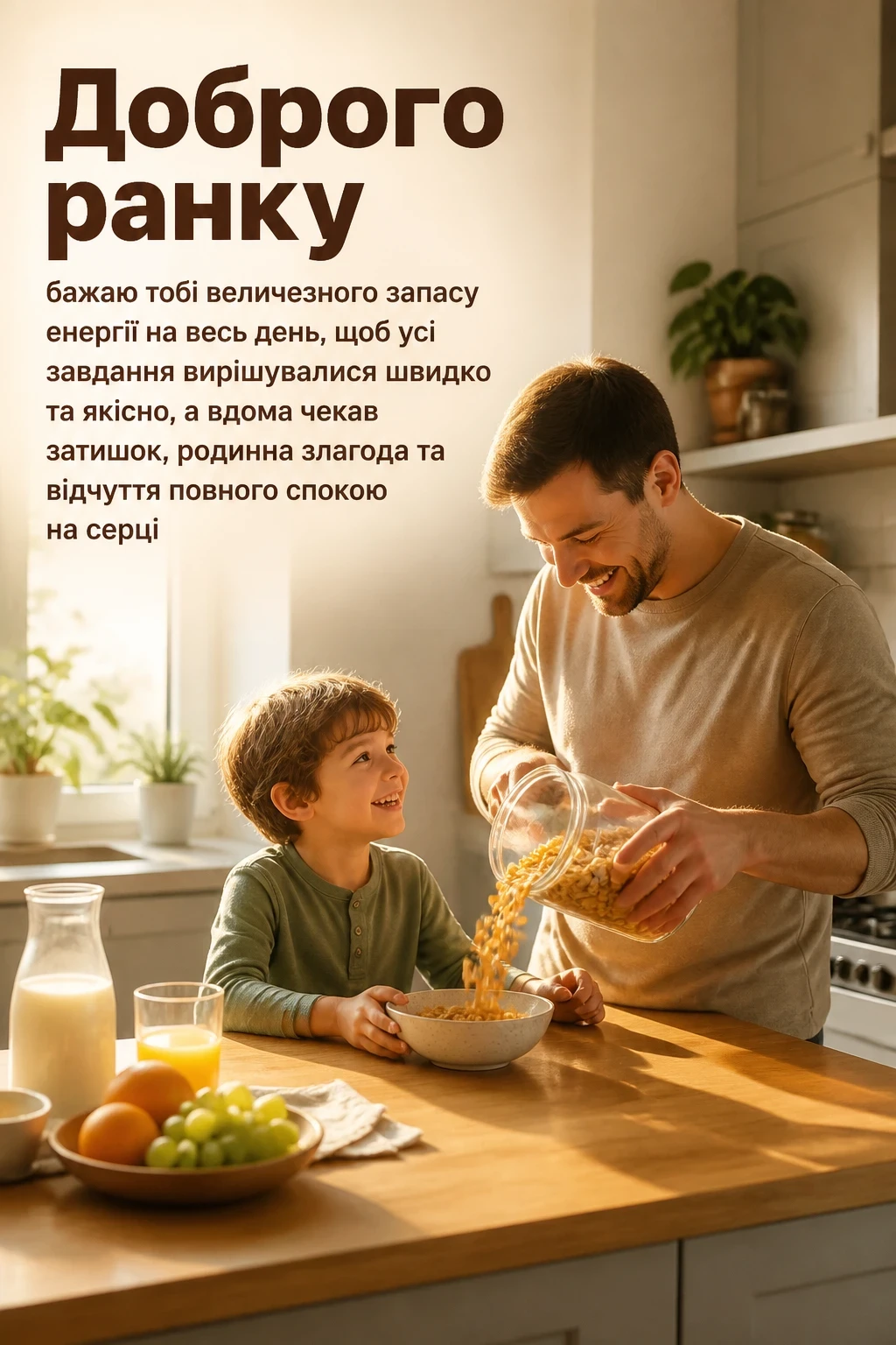 з добрим ранком привітання