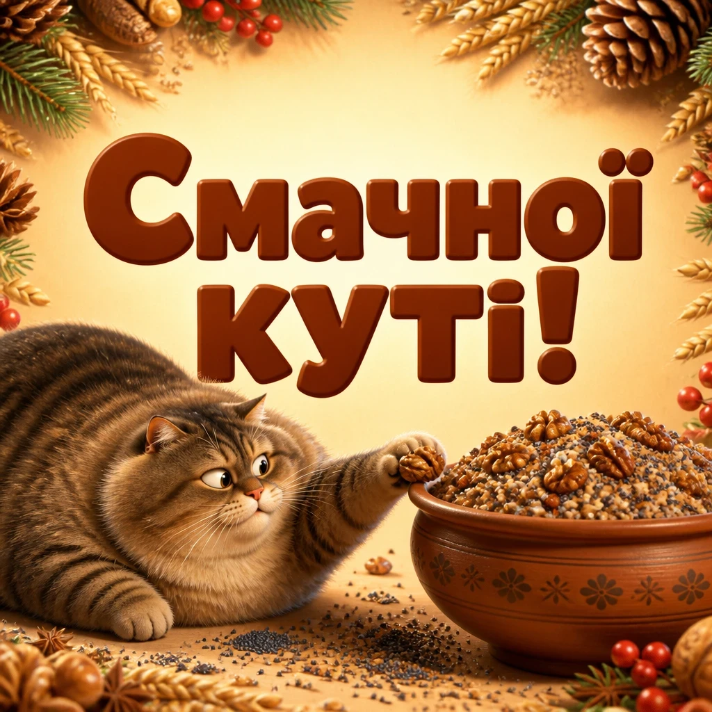 смачної куті привітання