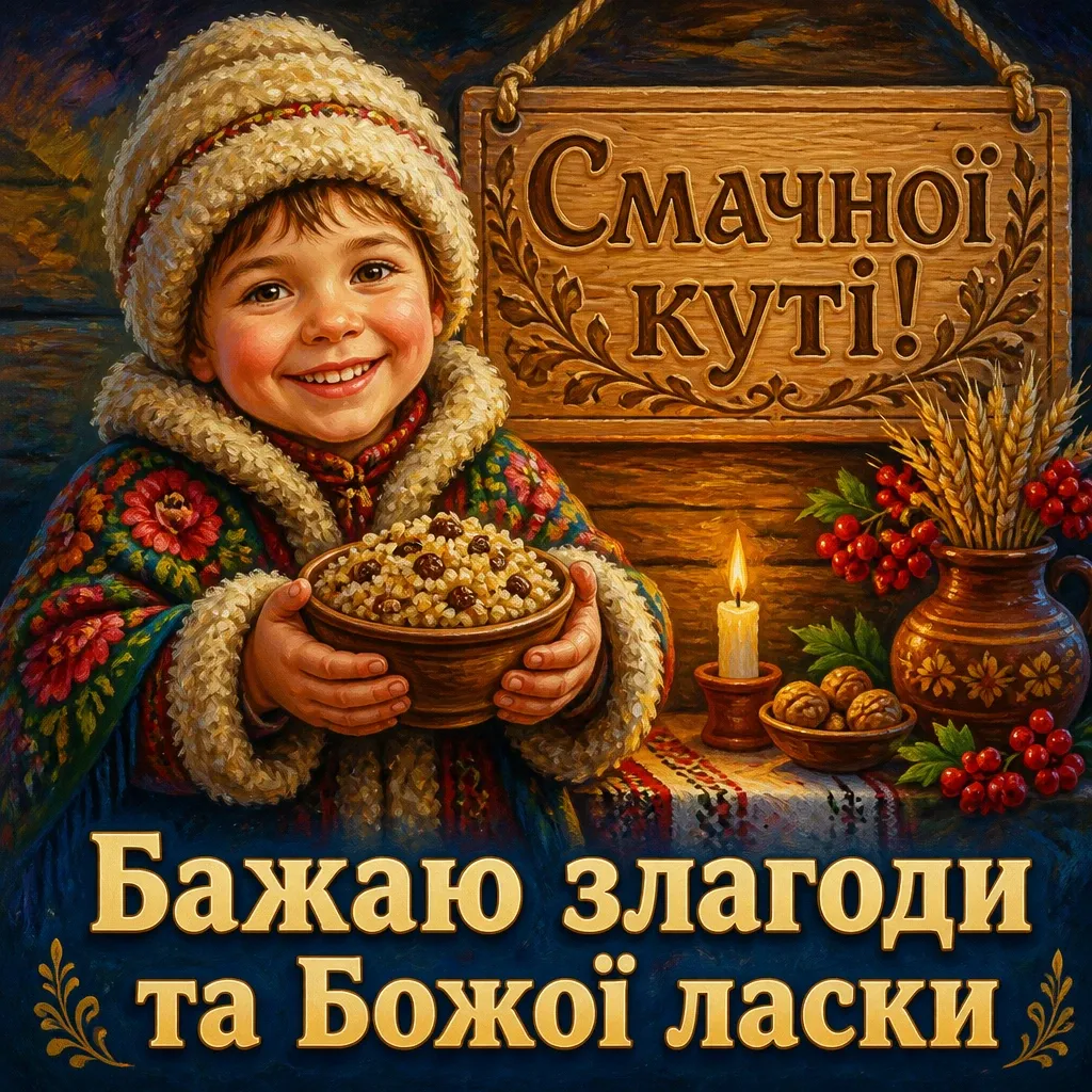 смачної куті привітання