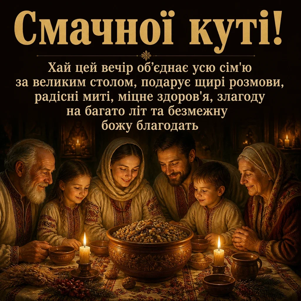 смачної куті привітання