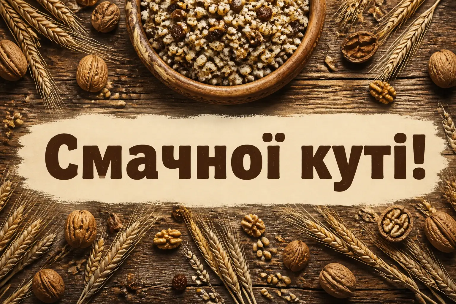 смачної куті привітання