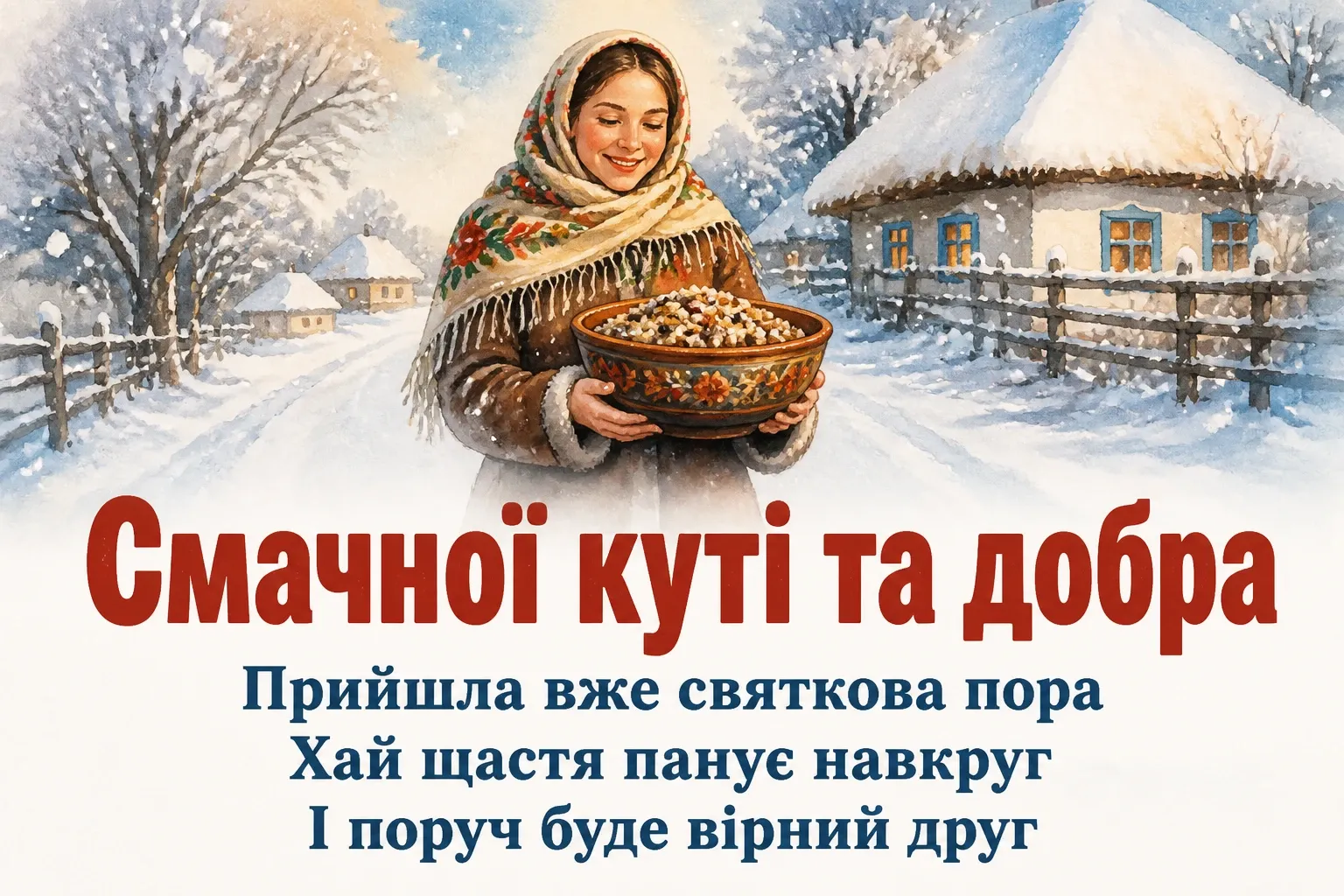 смачної куті привітання