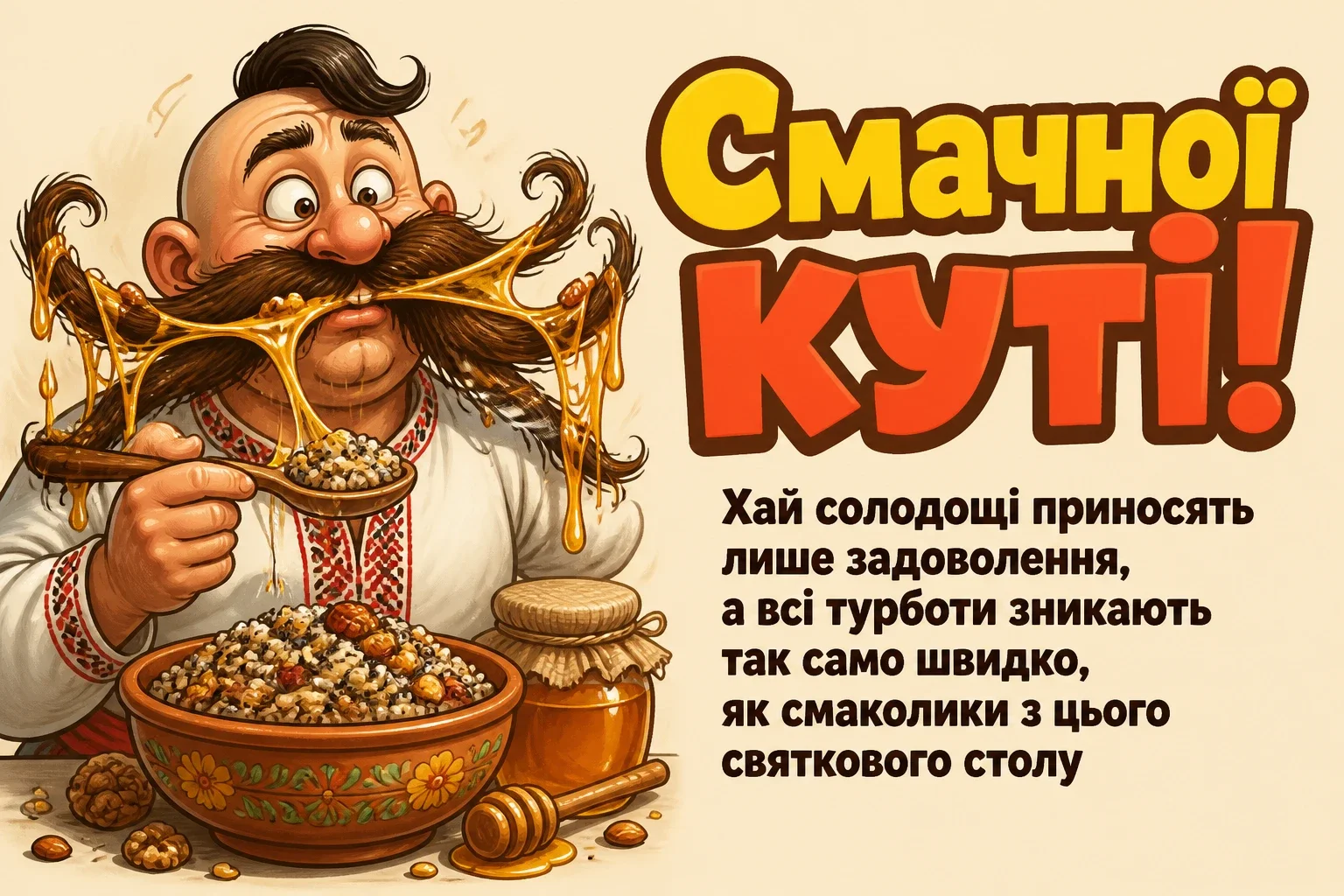 смачної куті привітання