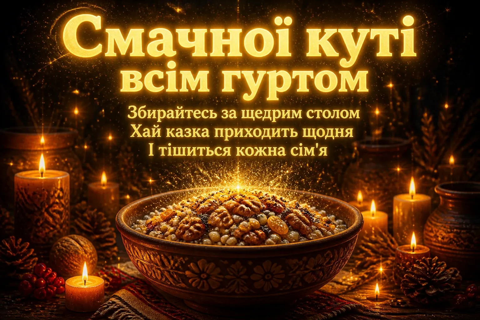 смачної куті привітання