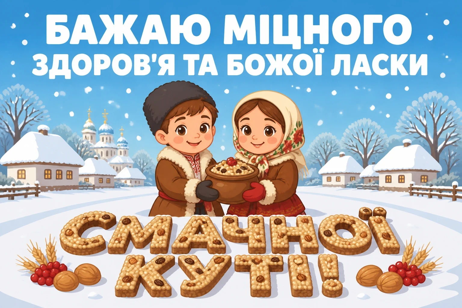 смачної куті привітання