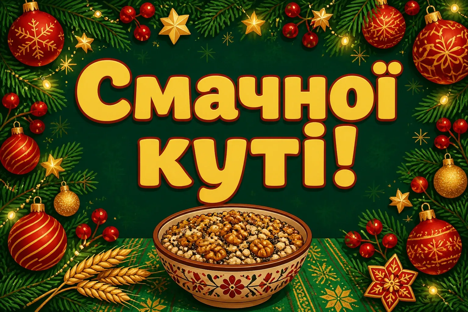 смачної куті привітання