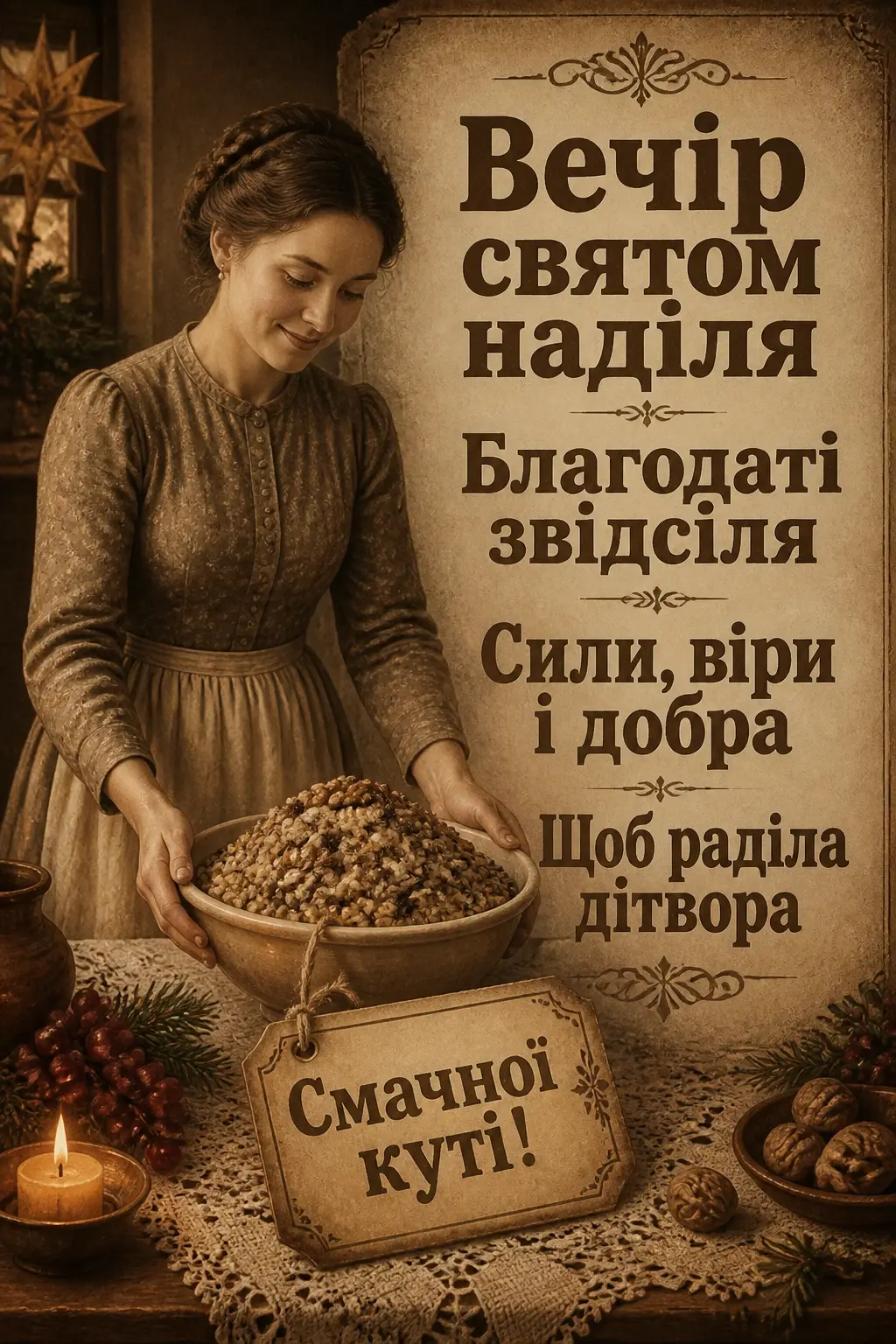 смачної куті привітання