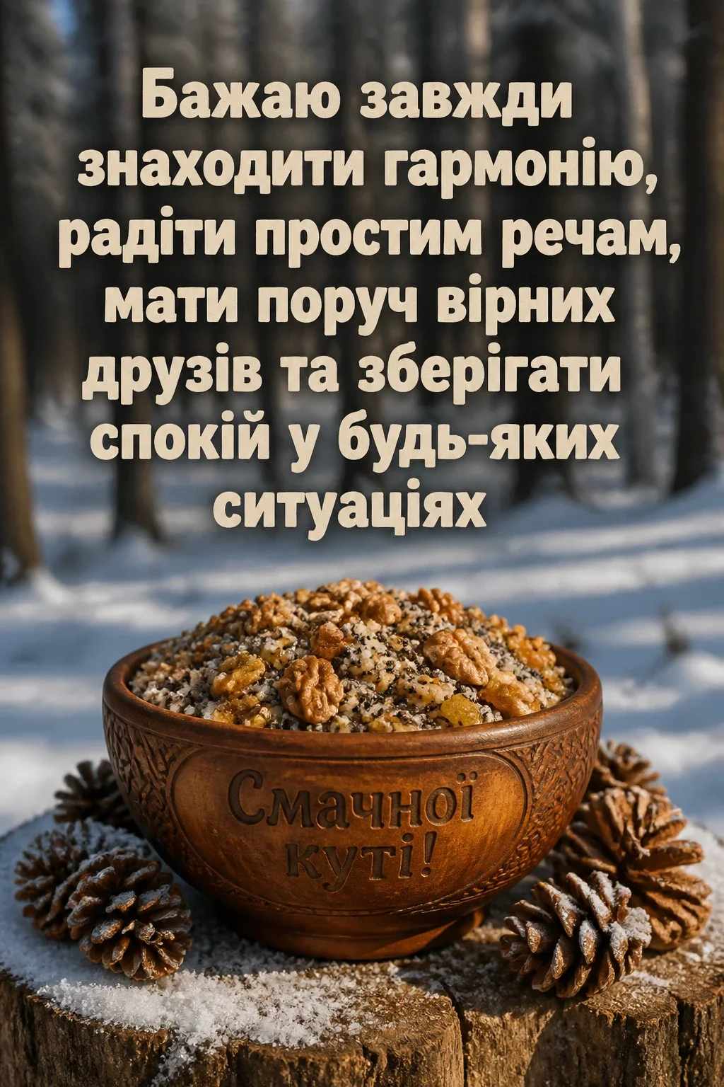смачної куті привітання