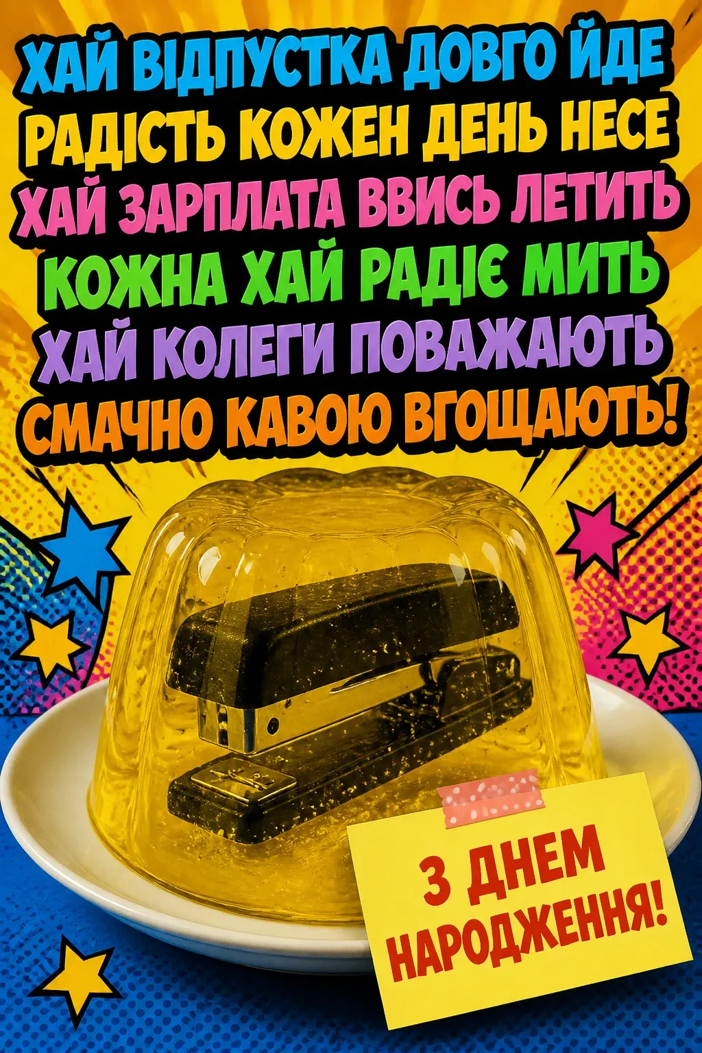 прикольні привітання з днем народження колезі чоловіку