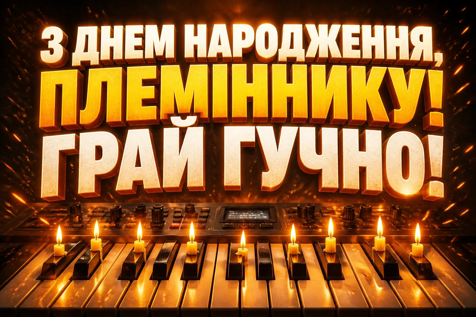музичне привітання з днем народження племінника