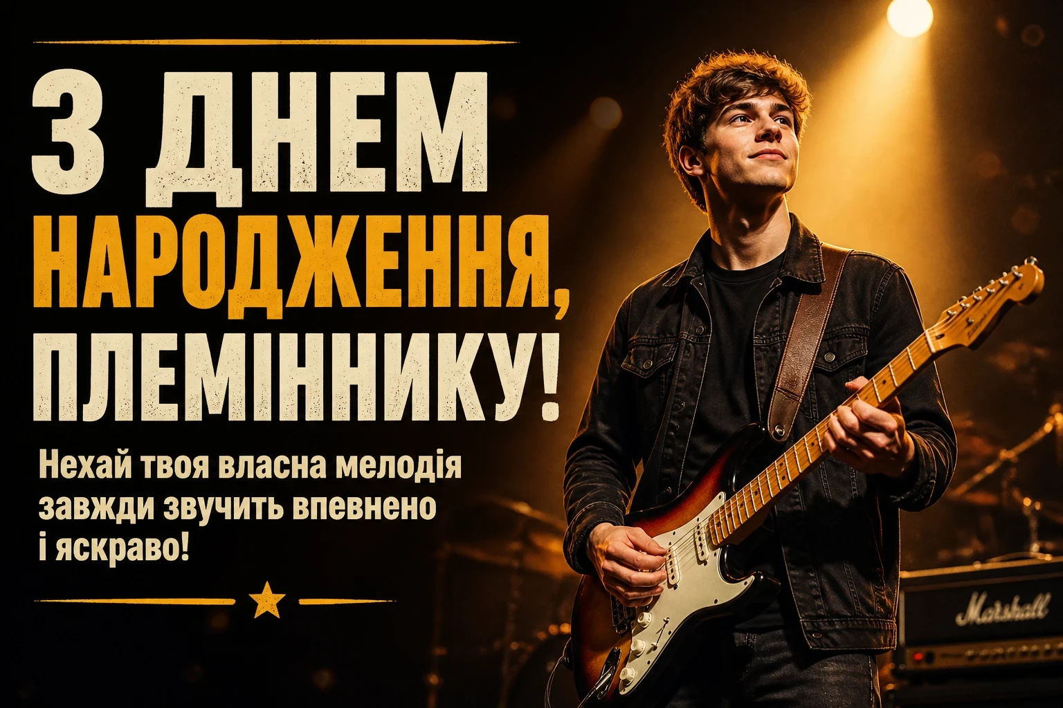 музичне привітання з днем народження племінника