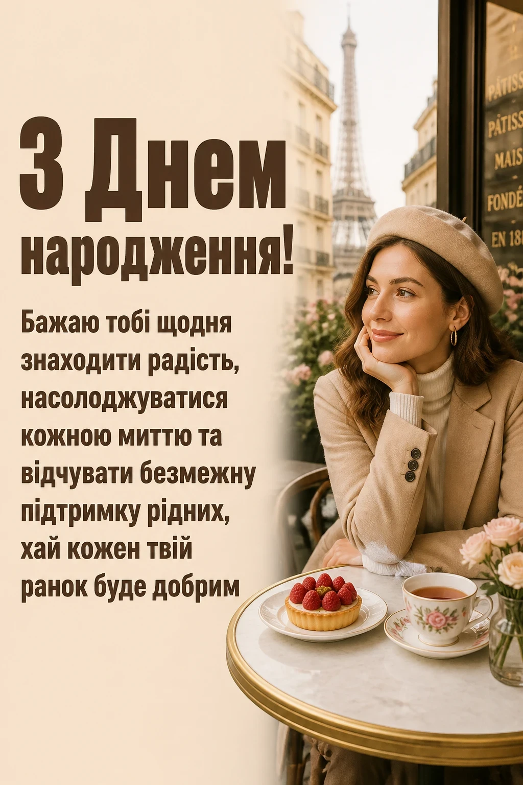 привітання з днем народження гарній жінці привітання з днем народження гарній жінці