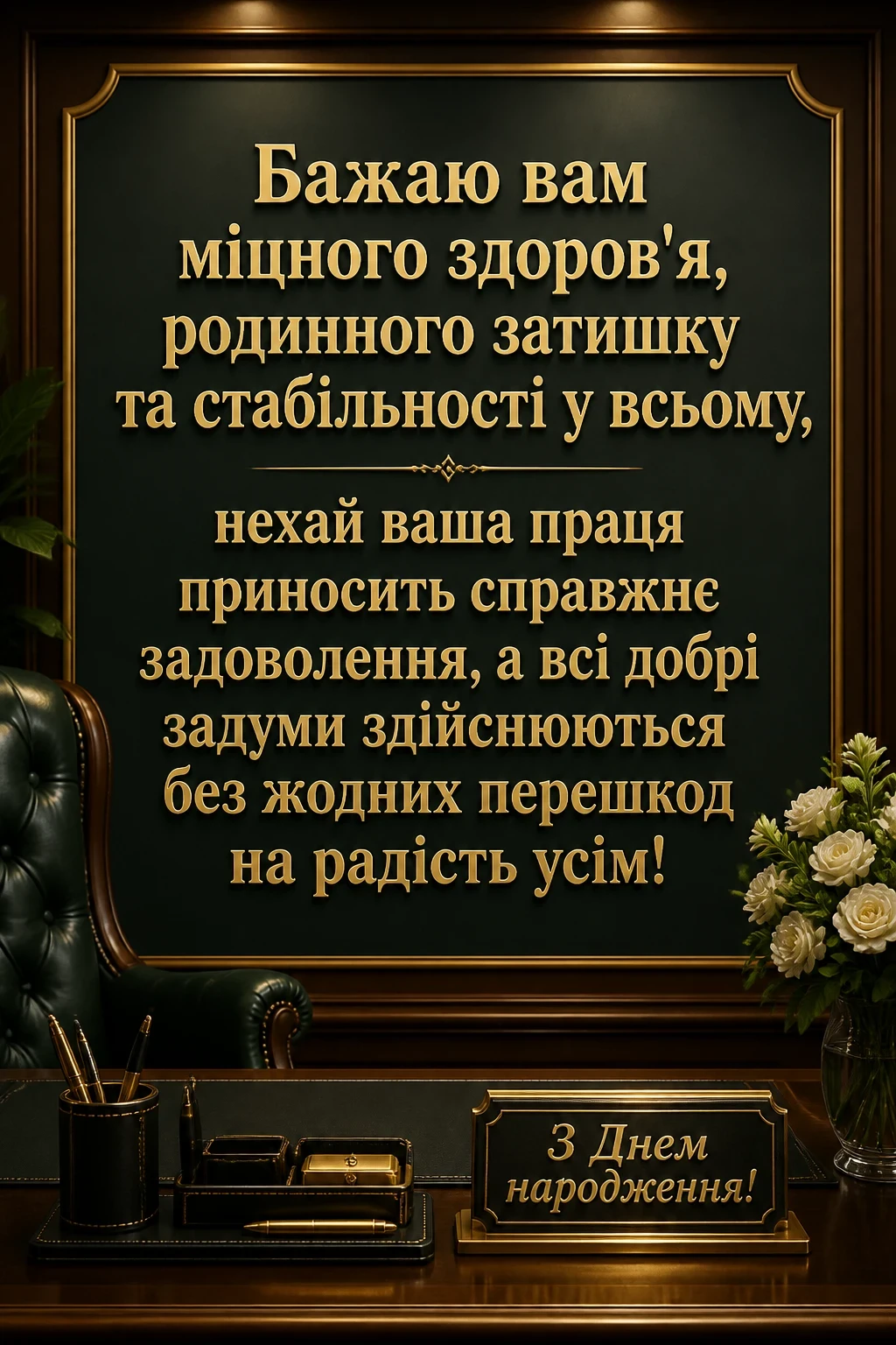 привітання з днем народження жінці керівнику