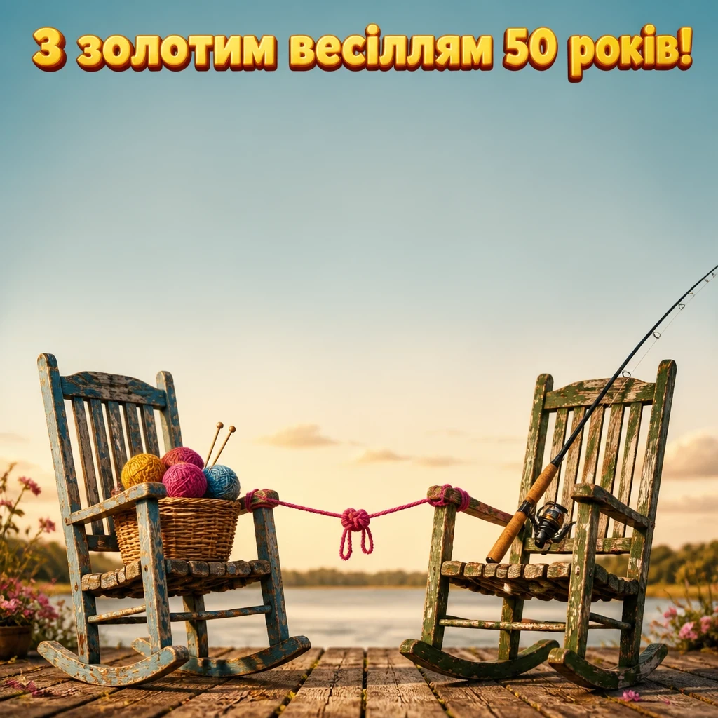 привітання з золотим весіллям своїми словами