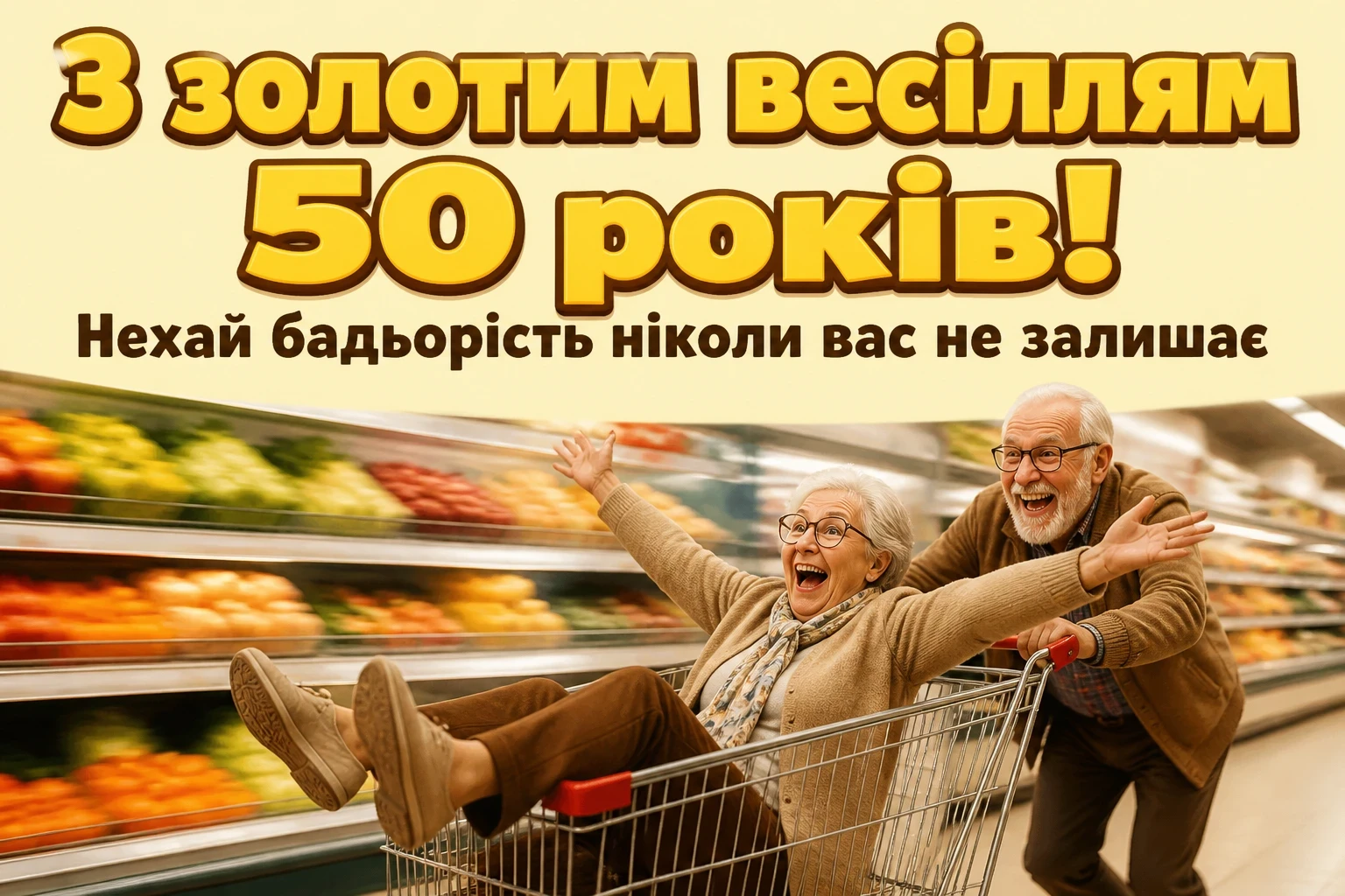 привітання з золотим весіллям своїми словами