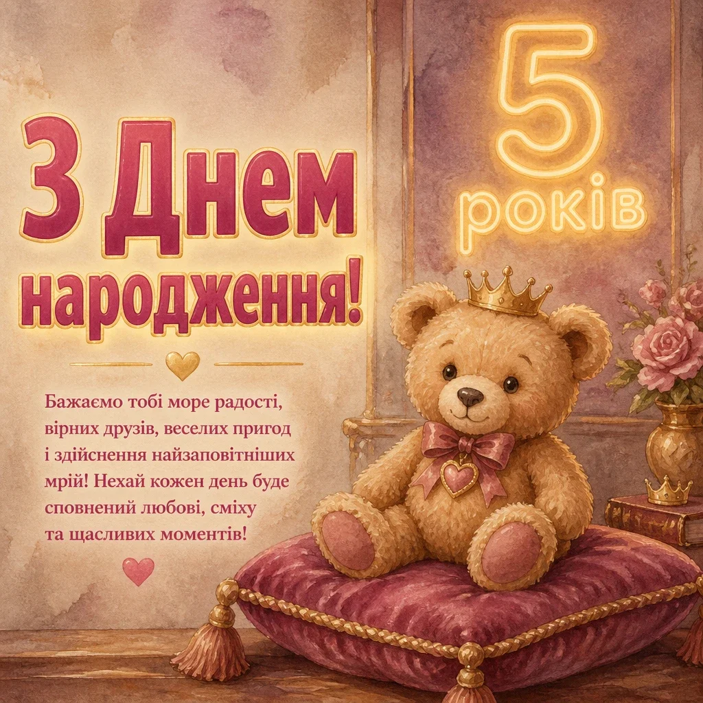 привітання з днем народження дівчинці 5 років у віршах привітання з днем народження дівчинці 5 років у віршах