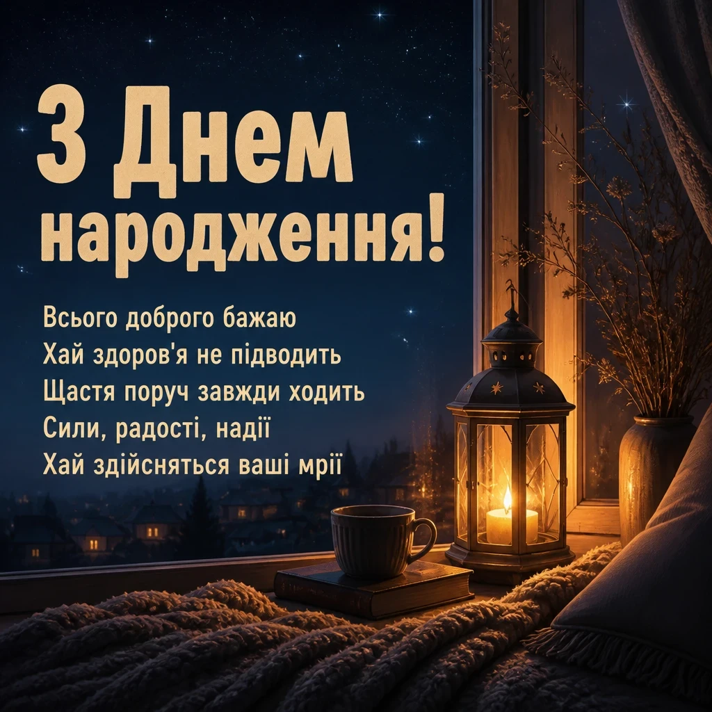 душевне привітання з днем народження