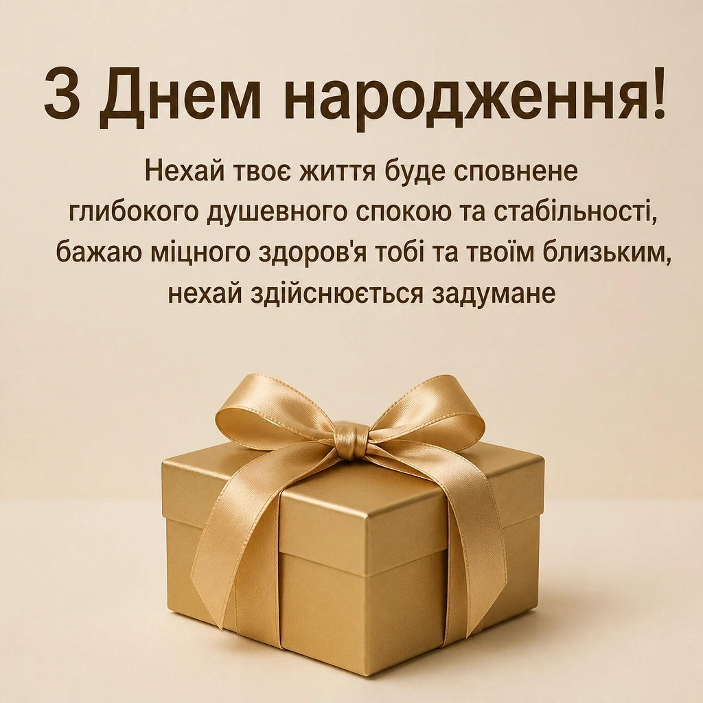 душевне привітання з днем народження