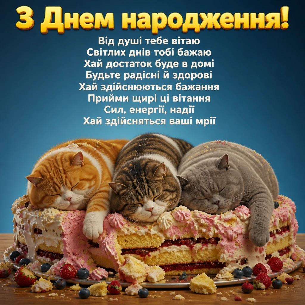 душевне привітання з днем народження