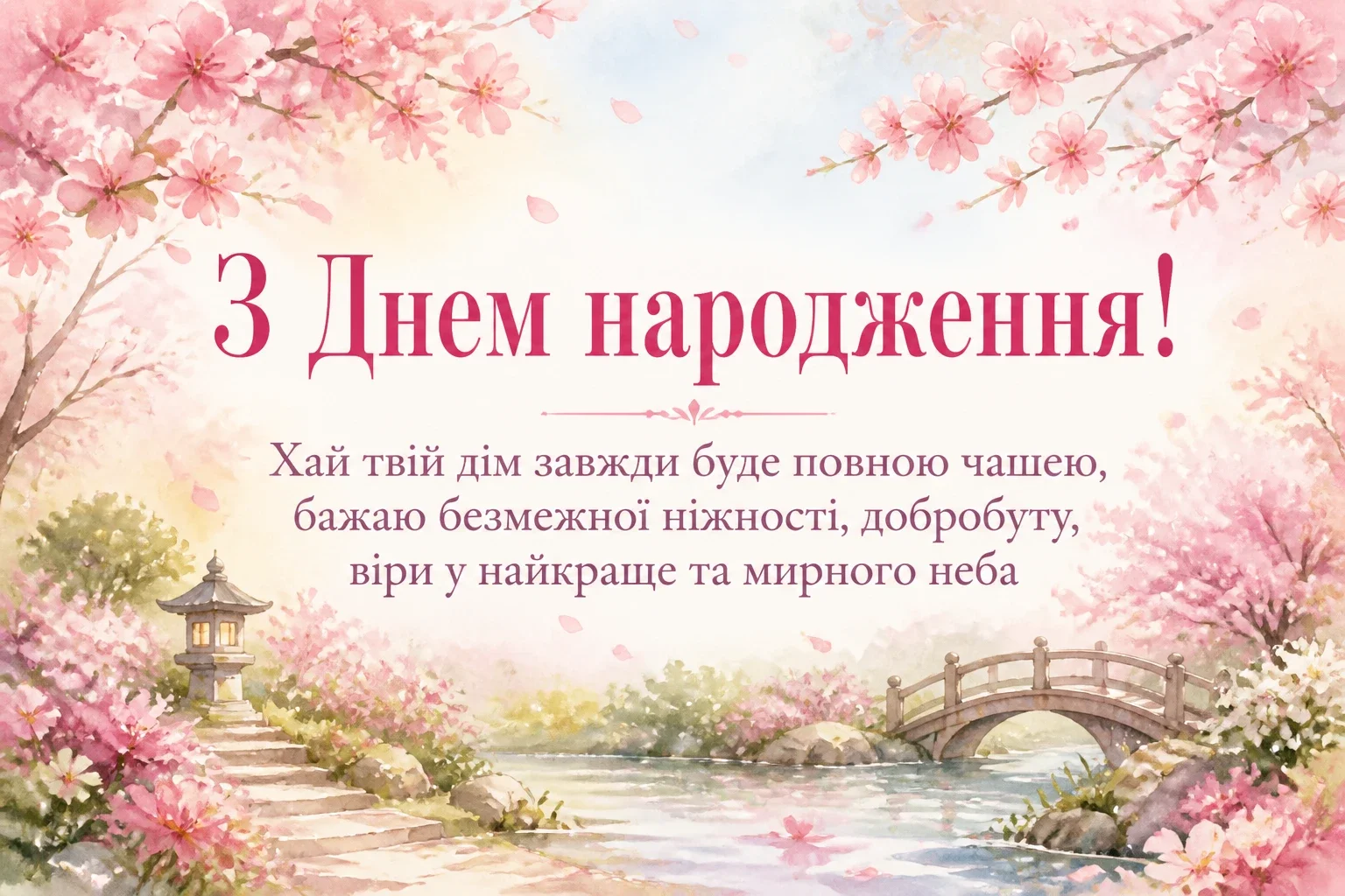 душевне привітання з днем народження