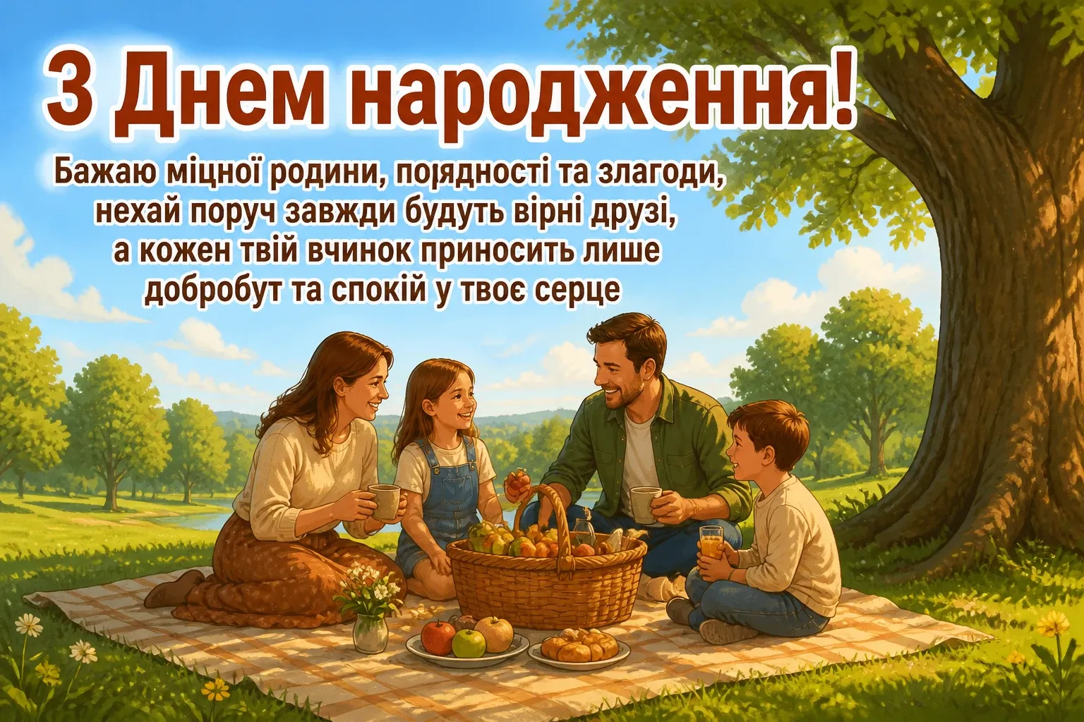 душевне привітання з днем народження