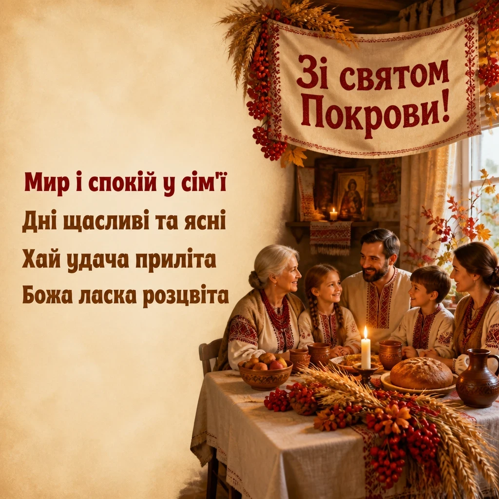 привітання з святом покрови