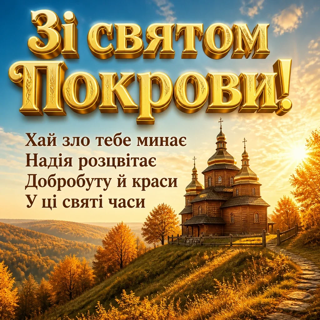 привітання з святом покрови